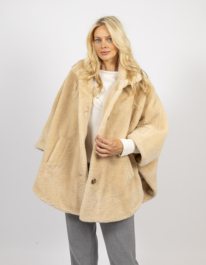 Xandres poncho beige