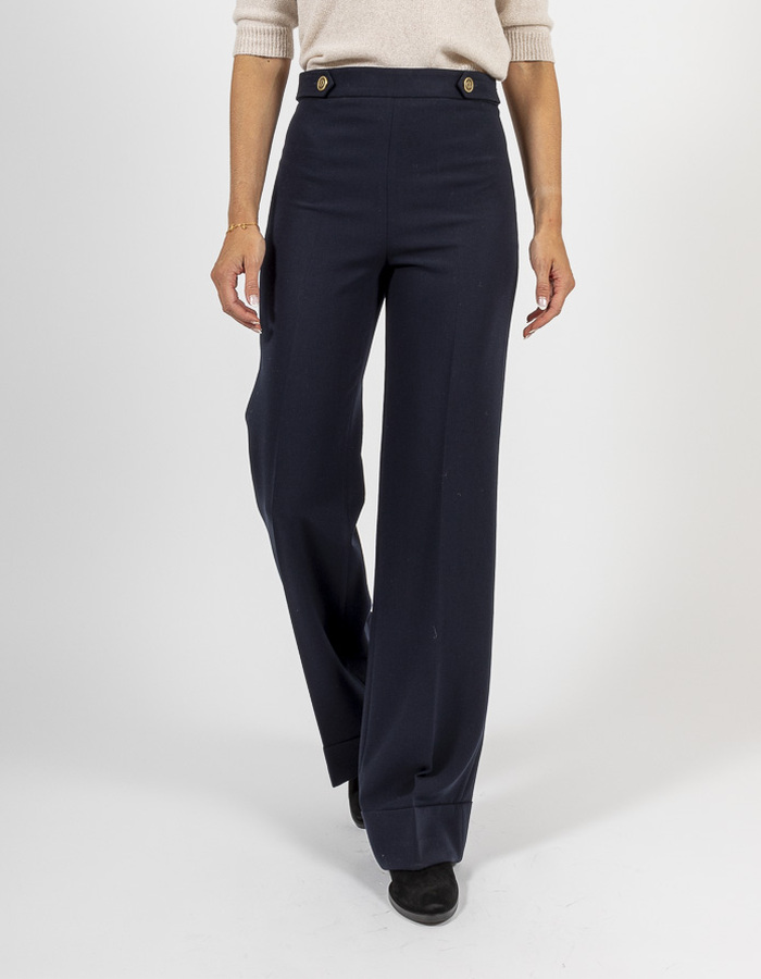 Twinset geklede broek marine