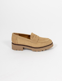 Ctwlk mocassin met hak beige