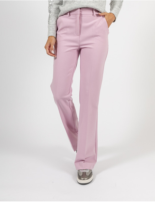 Senso broek met elatische band roze