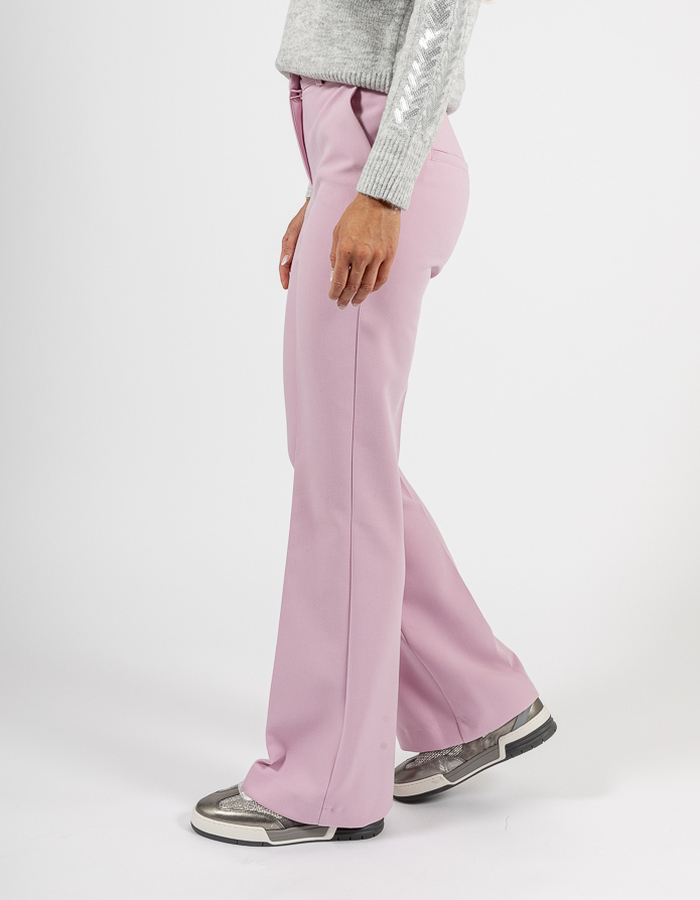 Senso broek met elatische band roze