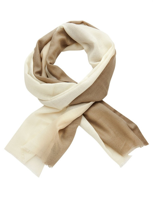 Les Cordes sjaal beige