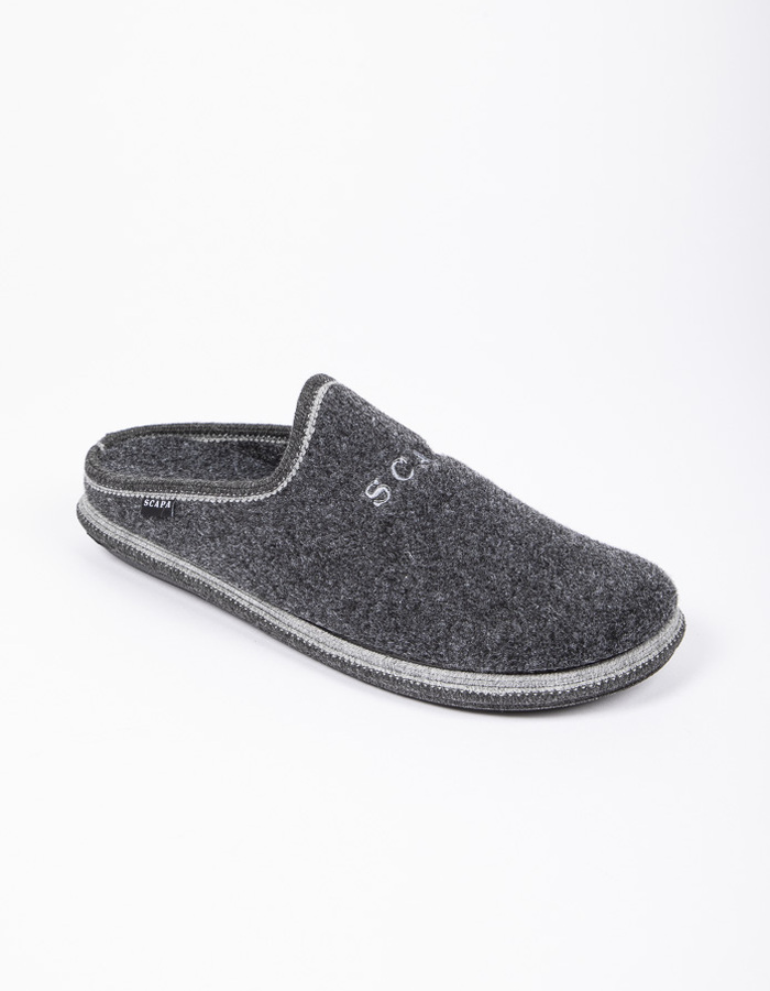 Scapa Heren slip on grijs