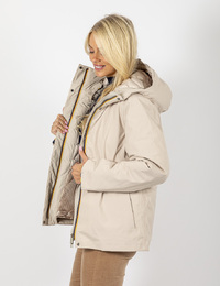 Kway regenjas beige