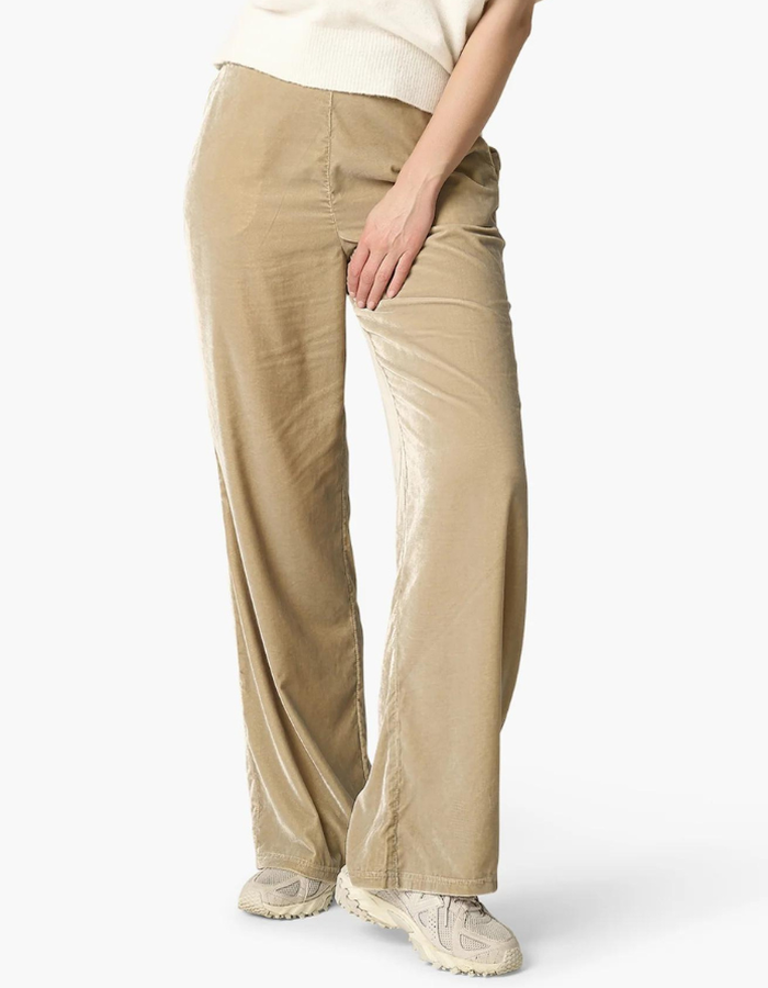 Aimee The Label broek met elatische band beige