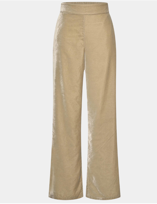 Aimee The Label broek met elatische band beige