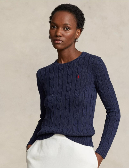 Ralph Lauren Dames lange mouw pull blauw