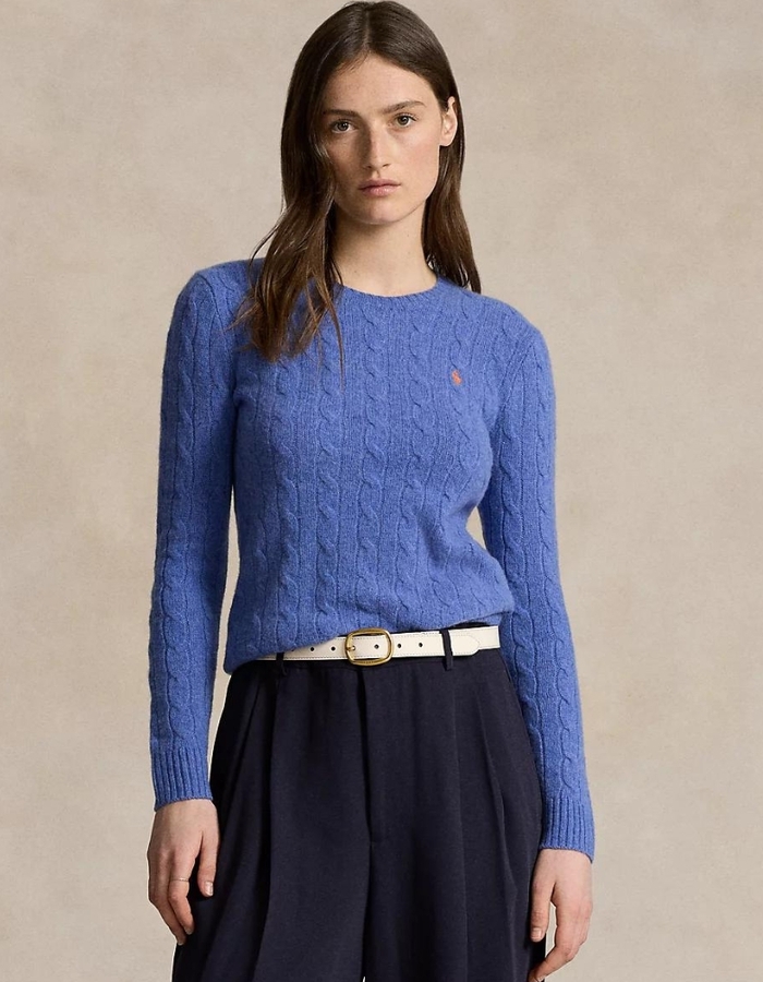 Ralph Lauren Dames lange mouw pull blauw