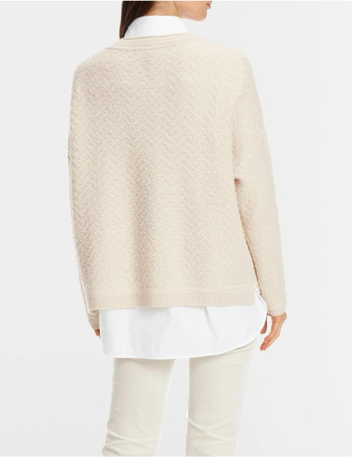 Marccain lange mouw pull beige