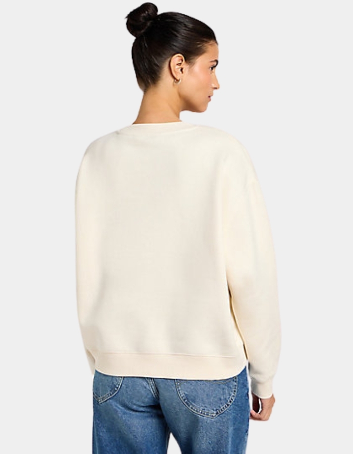 Lee Wrangler lange mouw sweater ecru