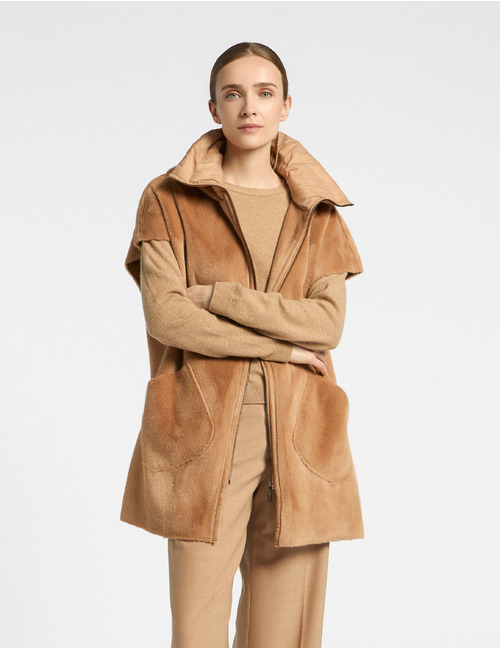 Xandres poncho camel