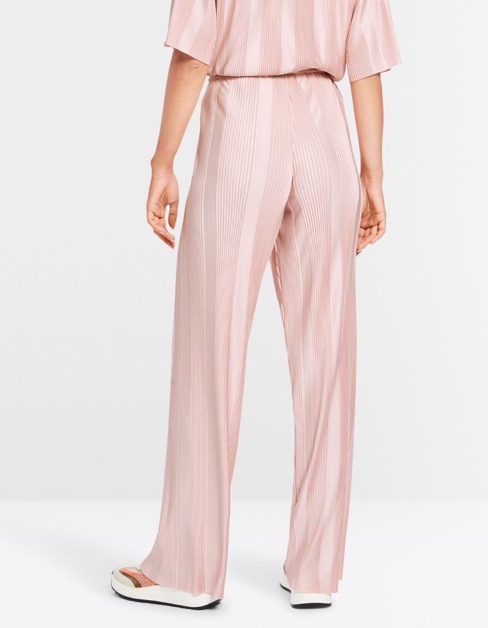 Marccain broek met elatische band roze